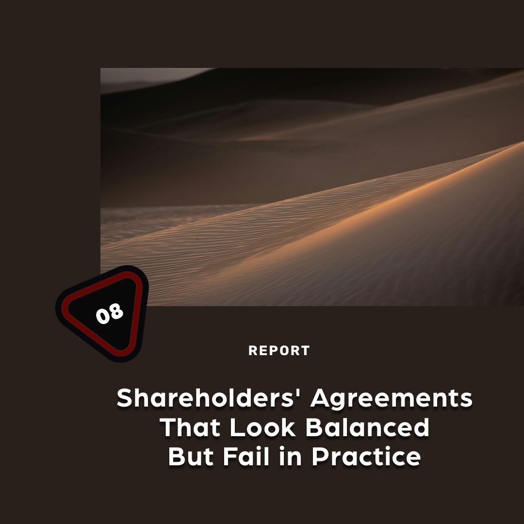 Shareholders’ Agreements That Look Balanced But Fail in Practice: What Promoters, Investors, and Boards Need to Understand